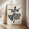 Dancing woman Frame Art