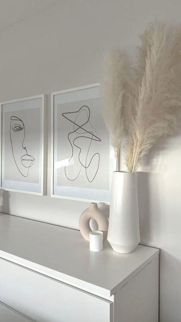 2 pcs Feminine girly Frame
