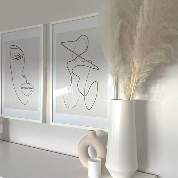 2 pcs Feminine girly Frame