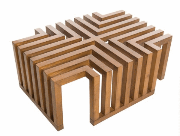 Square wooden High quality table - Image 2