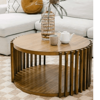 Quality Round high wood table