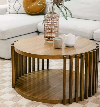 Quality Round high wood table