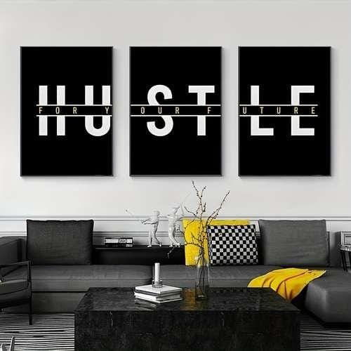 3 pcs Hustle frames