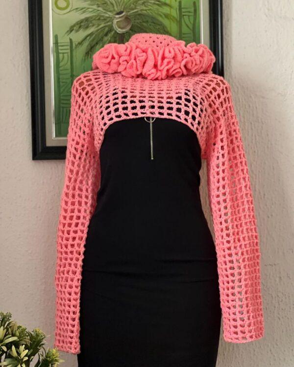 Spring neck + Net crotchet
