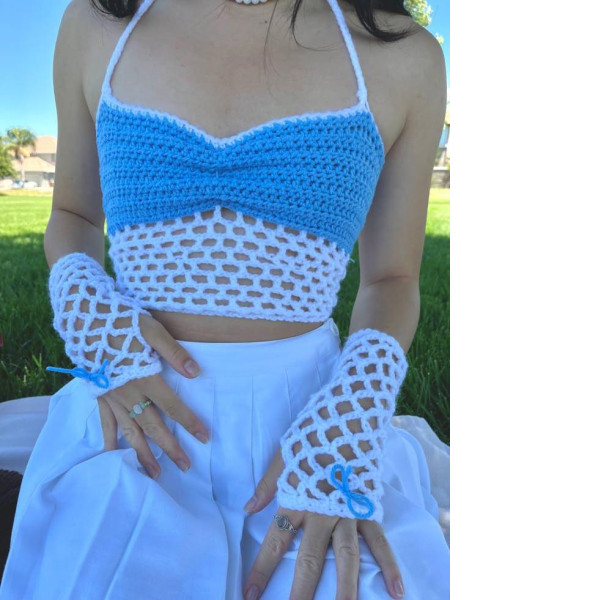 2pcs Trendsetter top + gloves
