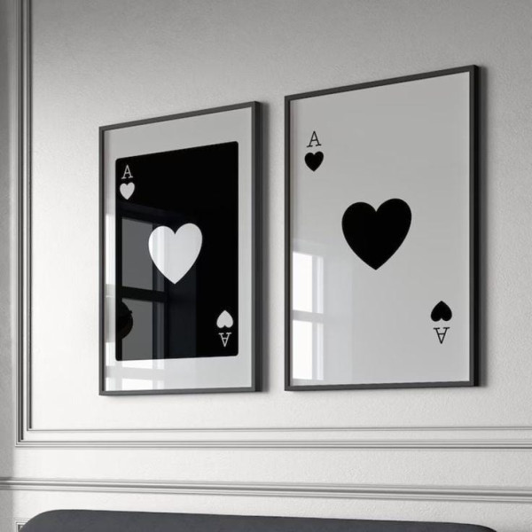 2 pcs Cards Lovers Frame
