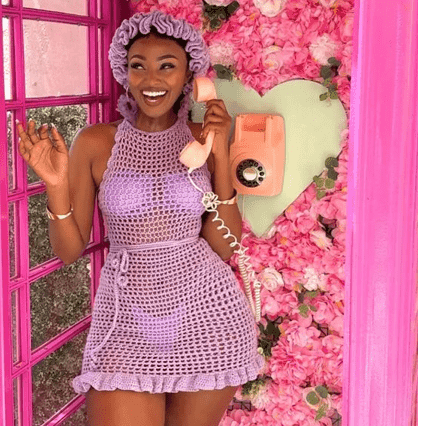 Croshee caP | mesh dress