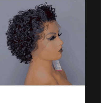 Curly short wig