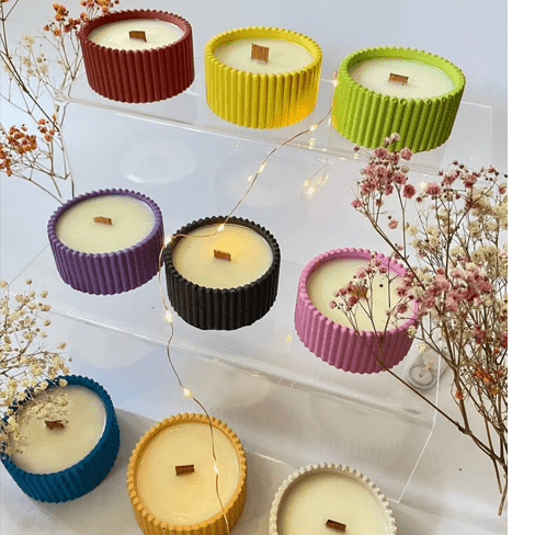 Aromatherapy Candles +re-usedish