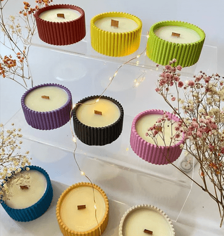 Aromatherapy Candles +re-usedish