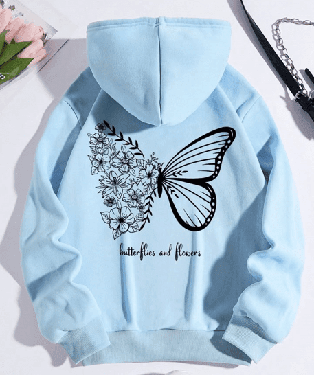 Butterfly print  Hoodie