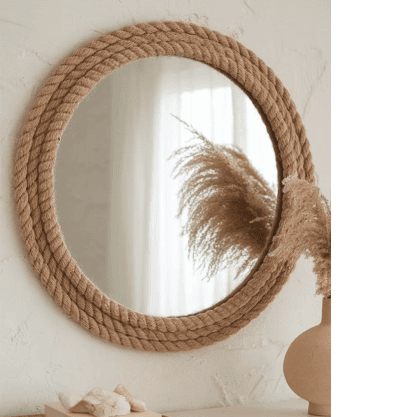 Macrame mirror