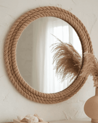 Macrame mirror