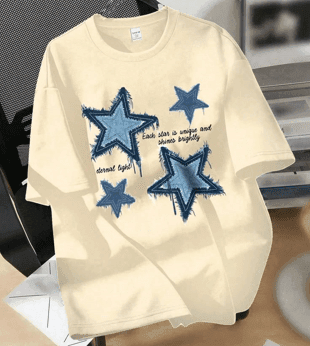 blue star tshirt