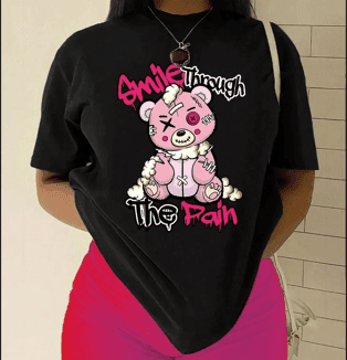 Harm bear tshirt