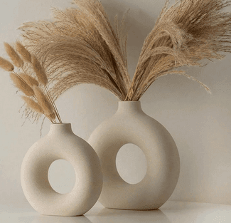 OFFER !2pcs ceramic flower vase