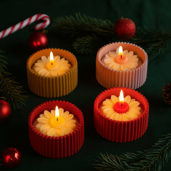 Gkc Christmas  flower candle