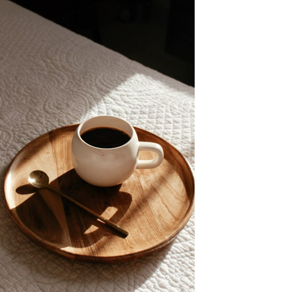 Bamboo Large  serving  tray +Bamboo spoon gift