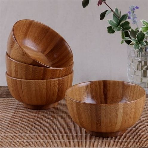 Eco friendly Bamboo soup dishes